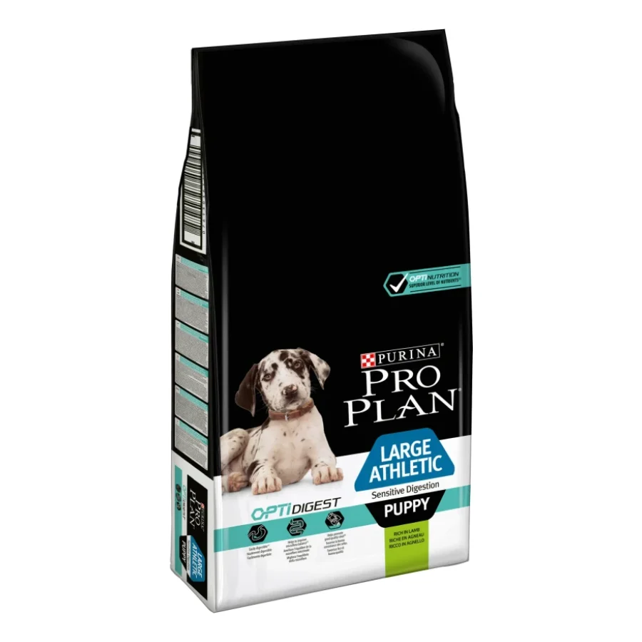 PRO PLAN - LARGE ATHLETIC PUPPY SENSITIVE DIGESTION RICHE EN AGNEAU - 12KG