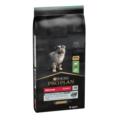 PRO PLAN Puppy Medium Sensitive Digestion Agneau 12 kg