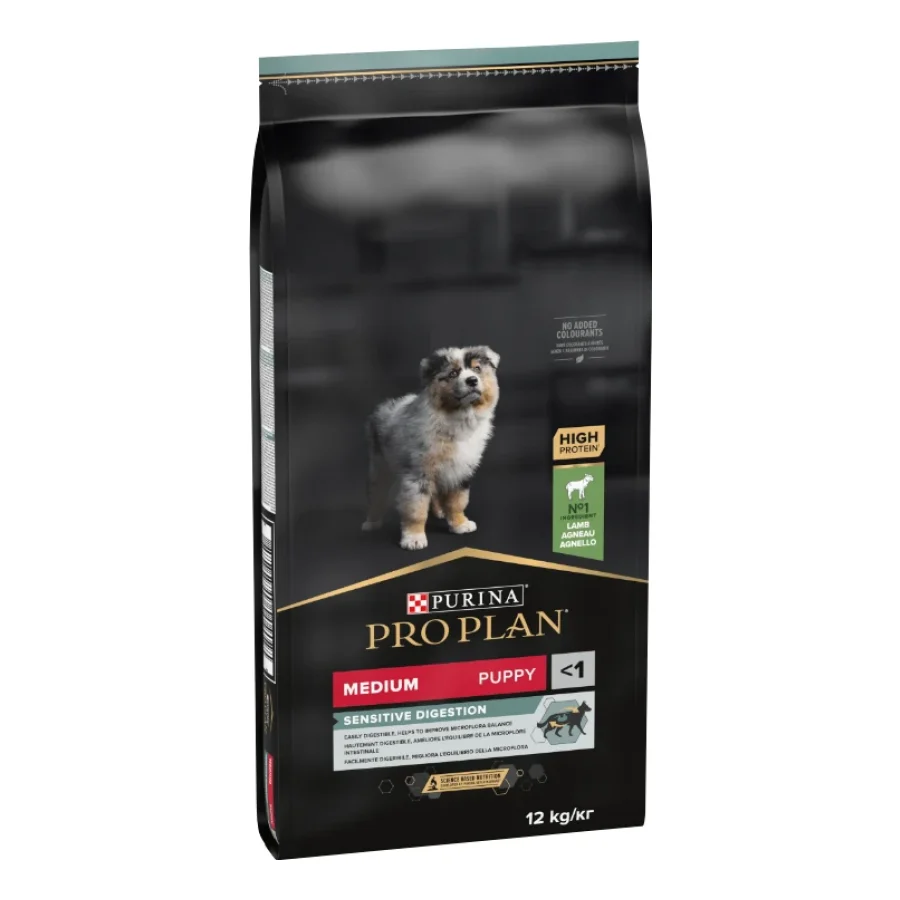 PRO PLAN Puppy Medium Sensitive Digestion Agneau 12 kg