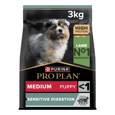 PRO PLAN Puppy Medium Sensitive Digestion Agneau 3 kg