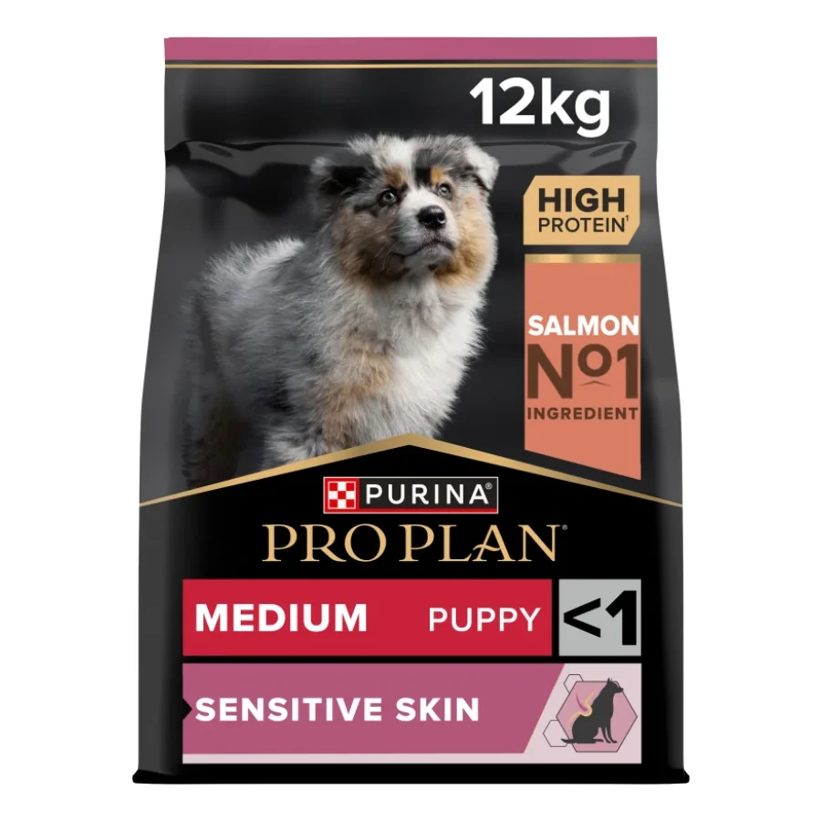 PRO PLAN Puppy Medium Sensitive Skin Saumon 12 kg