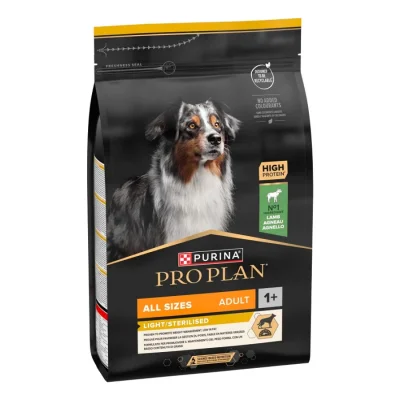 PRO PLAN PURINA All Sizes Adult Dog Light / Sterilised Agneau 14 kg