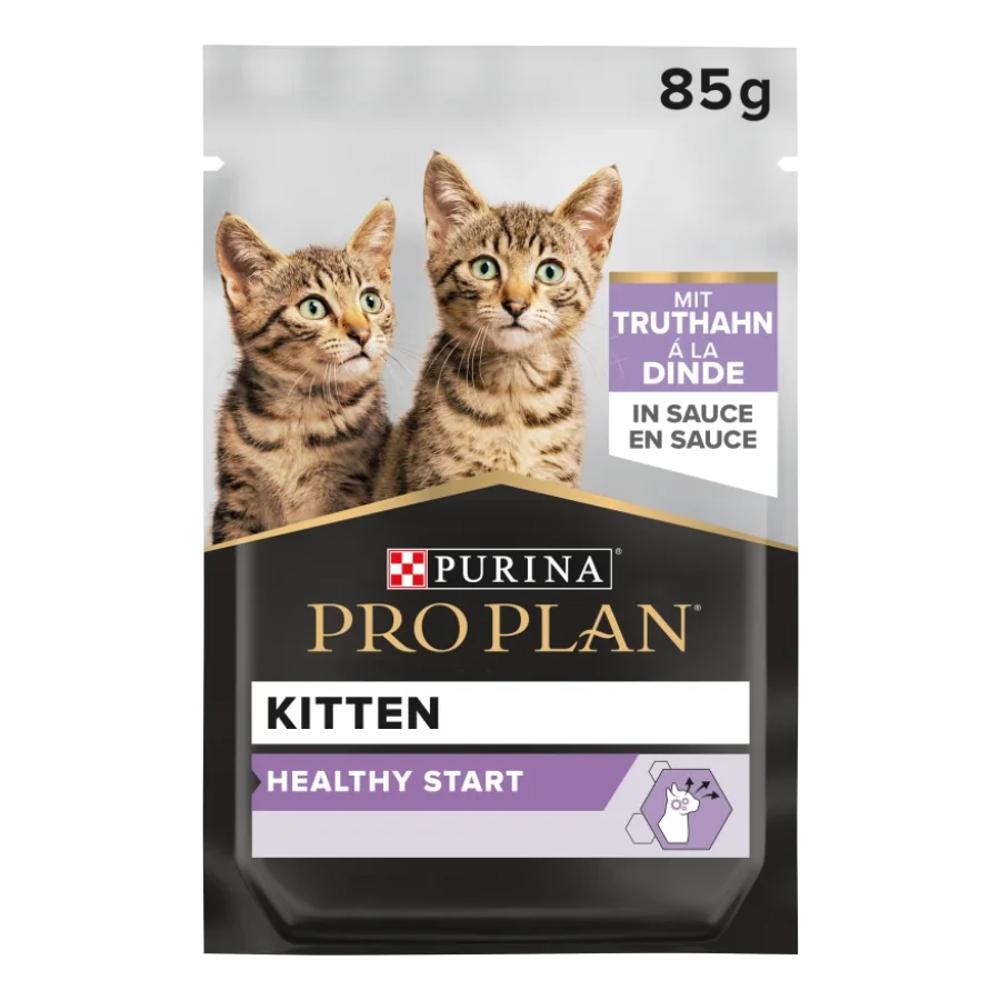 PRO PLAN PURINA Kitten HEALTHY START à la Dinde en Sauce 26 x 85 g