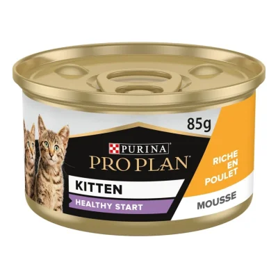 PRO PLAN PURINA Kitten HEALTHY START Mousse Riche en Poulet 24 x 85 g
