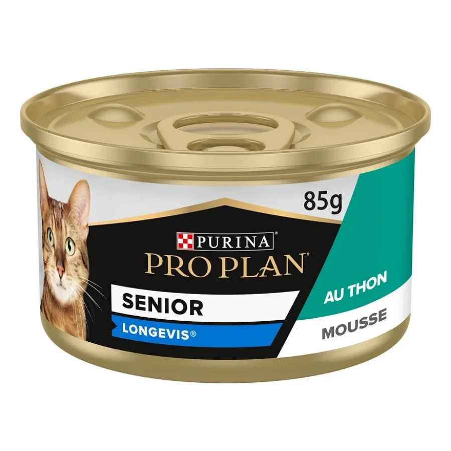 PRO PLAN PURINA SENIOR 7+ LONGEVIS Mousse au Thon 24 x 85 g