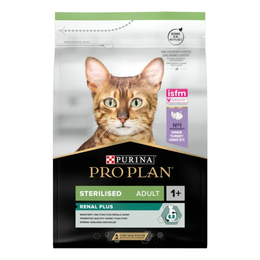 PRO PLAN Sterilised Adult Optirenal dinde 10 kg