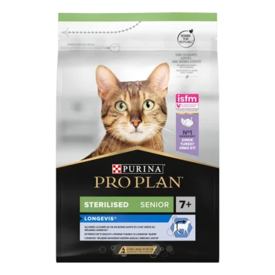 PRO PLAN Sterilised Senior Longevis dinde 3 kg