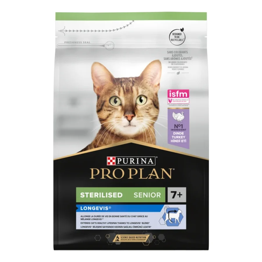 PRO PLAN Sterilised Senior Longevis dinde 3 kg