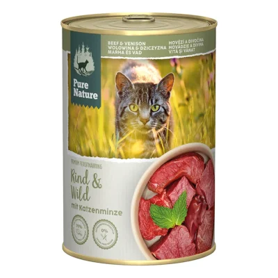 Pure Nature Adult 6 x 400 g Bœuf et gibier