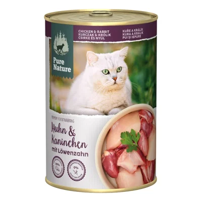 Pure Nature Adult 6 x 400 g Poulet et lapin