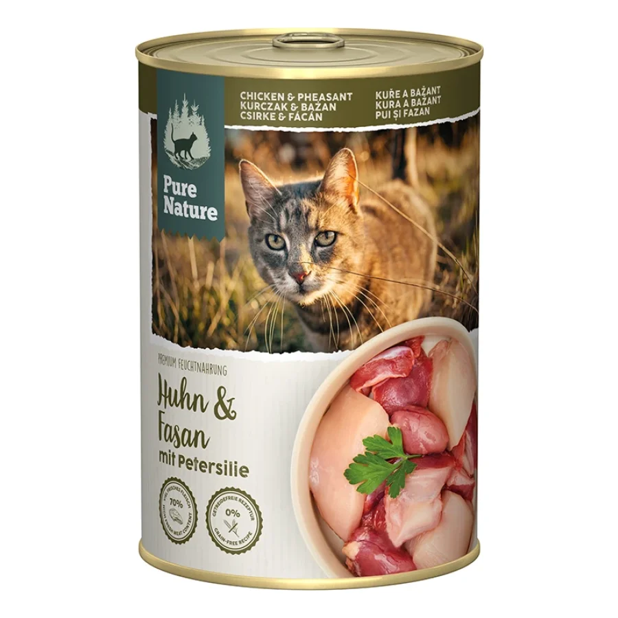 Pure Nature Adult 6 x 400 g Poulet & faisan