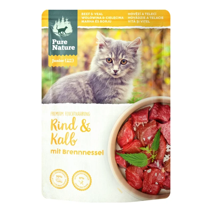 Pure Nature Junior Bœuf et Veau 12 x 85 g