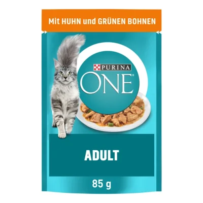 Purina ONE Adult 26 x 85 g au poulet et aux haricots verts 26x85 g