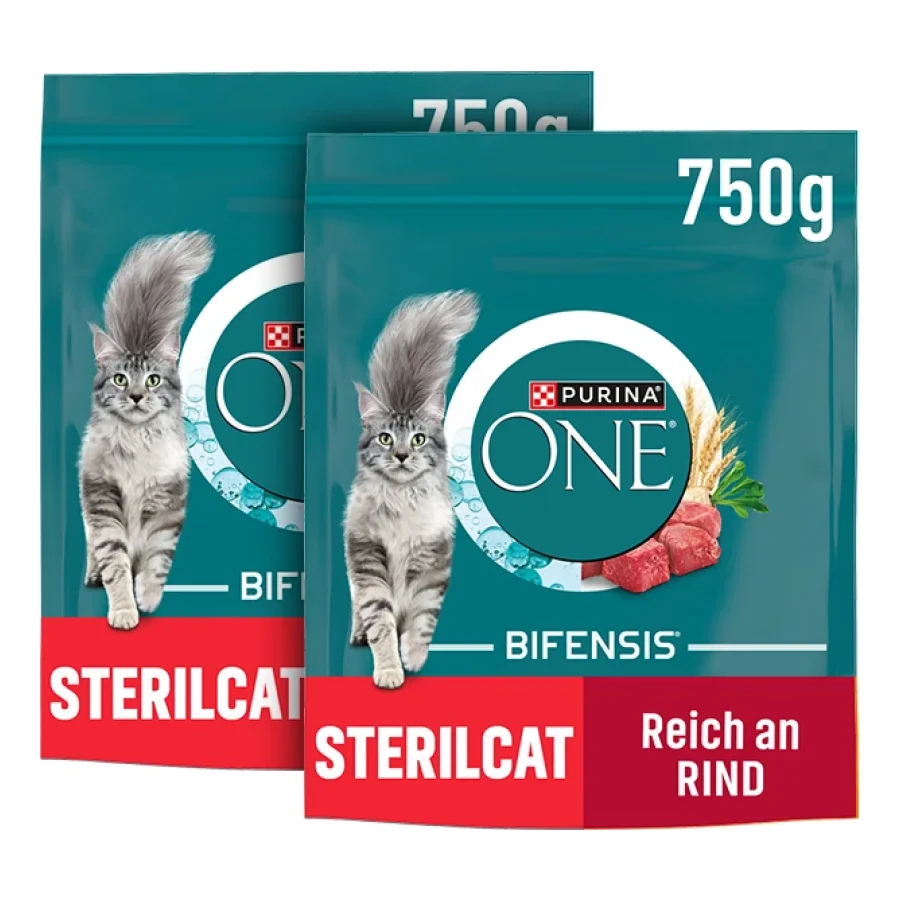 Purina ONE BIFENSIS Sterilcat Bœuf 2x750 g