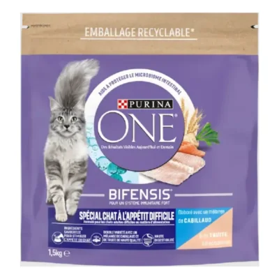 Purina ONE Croquettes pour Chat à l'appétit difficile 1,5 kg