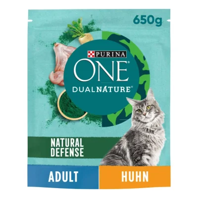 Purina ONE DualNature avec Spiruline Adult Poulet Poulet 2x650 g