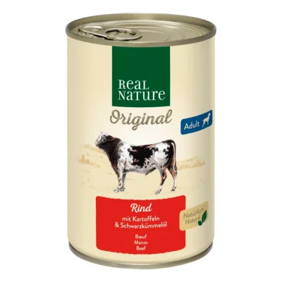 REAL NATURE Adult Bœuf aux Pommes de terre 12x400 g
