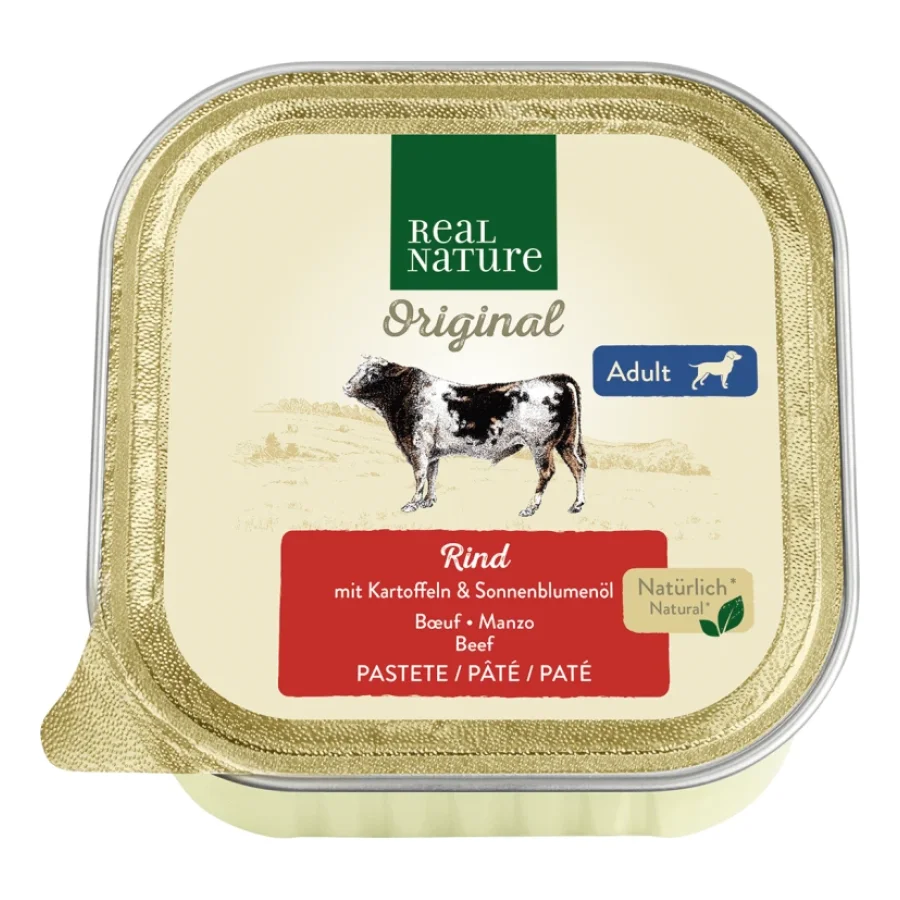 REAL NATURE Adult Bœuf & Pomme de terre 17x100 g