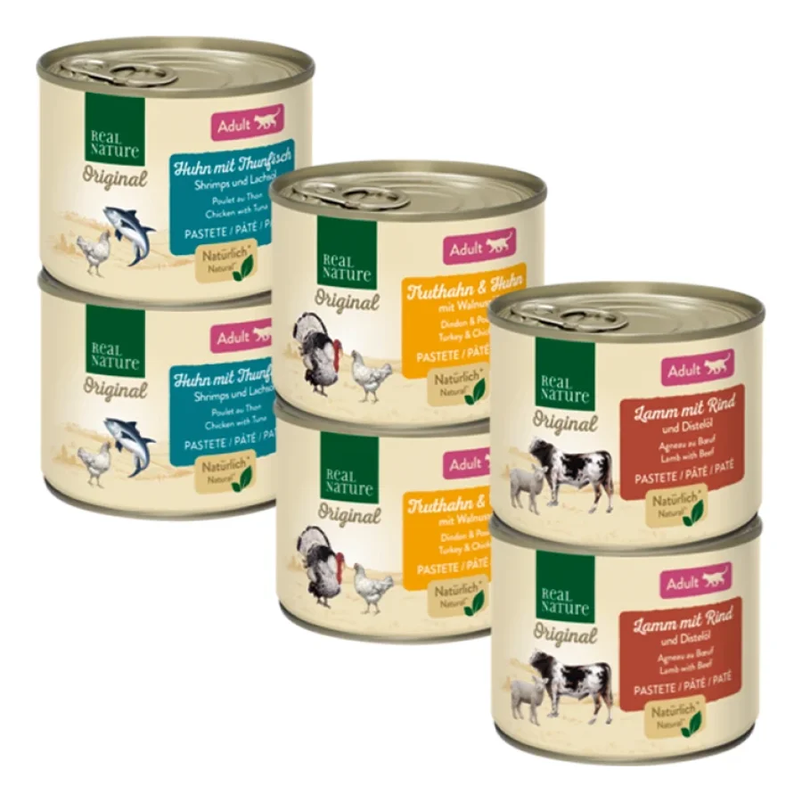 REAL NATURE Adult Mixpaket 6x200g