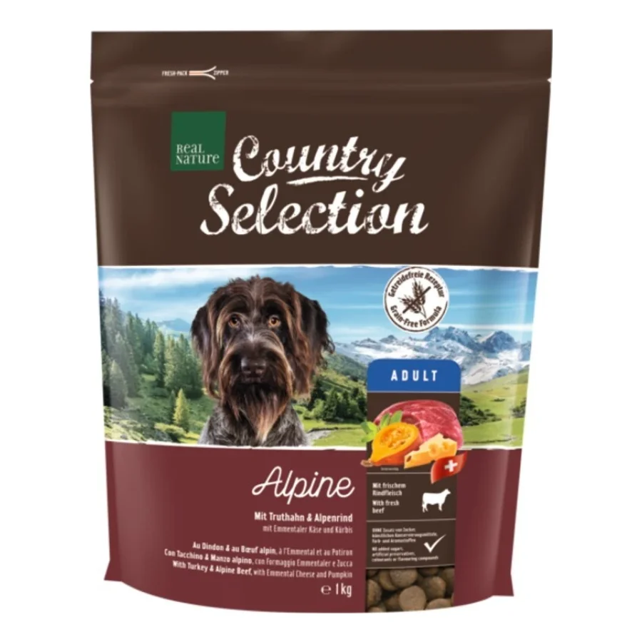 REAL NATURE Country Selection Alpine Dinde et bœuf alpin 1 kg