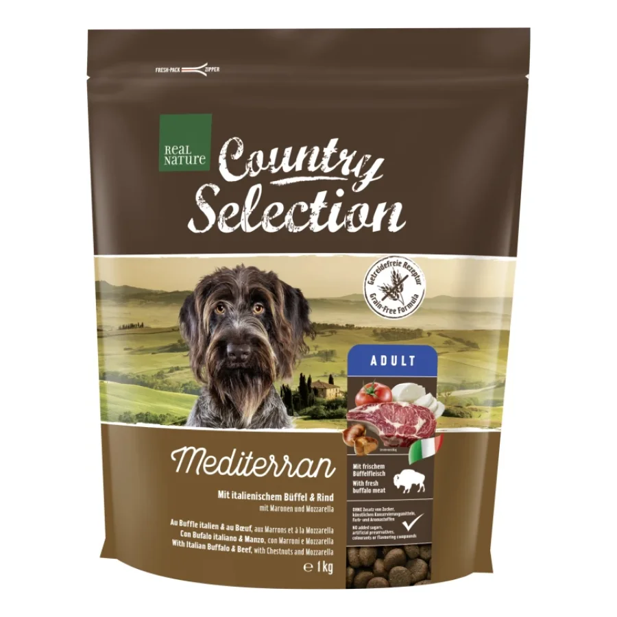 REAL NATURE COUNTRY SELECTION Mediterran buffle et bœuf 1 kg