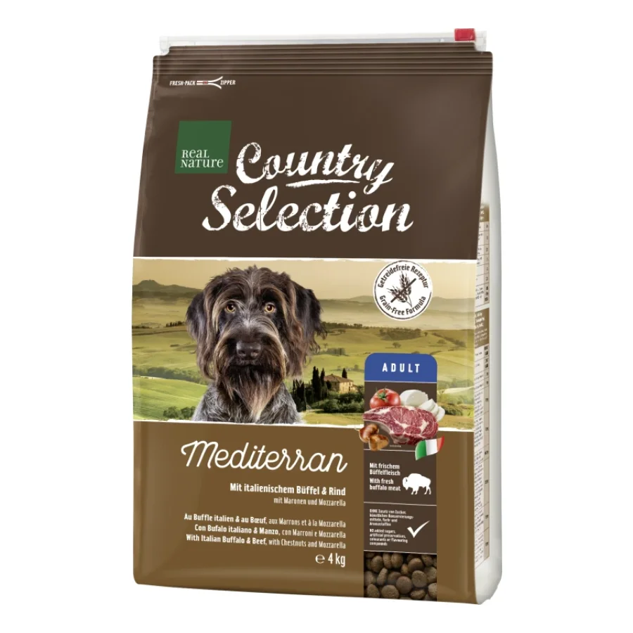 REAL NATURE COUNTRY SELECTION Mediterran buffle et bœuf 4 kg