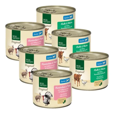 REAL NATURE Junior Pack mixte 6x200g