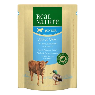REAL NATURE Junior Pouch 6x300 g