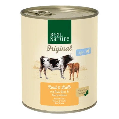 REAL NATURE Light Bœuf et veau 24x800 g