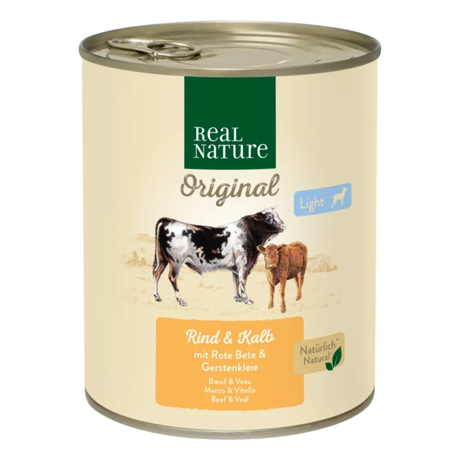 REAL NATURE Light Bœuf et veau 24x800 g