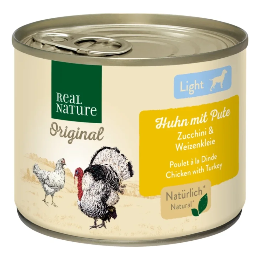 REAL NATURE Light Dinde & Poulet 24x200 g