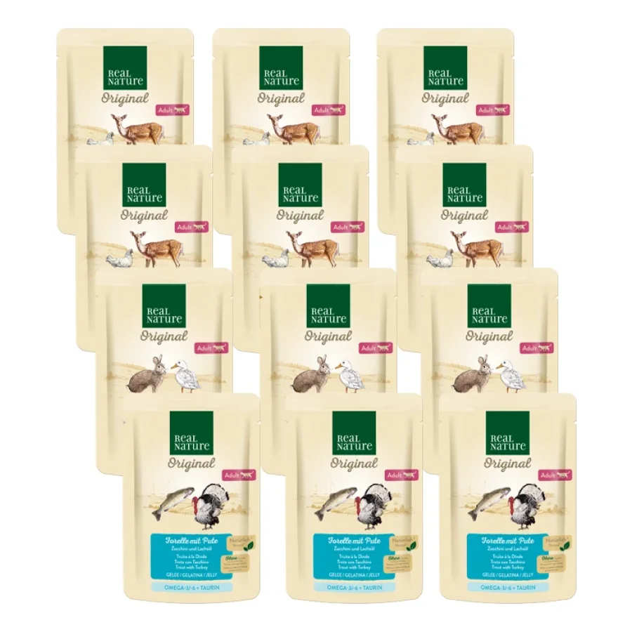 REAL NATURE Pack mixte Classic Adult 12 x 85 g