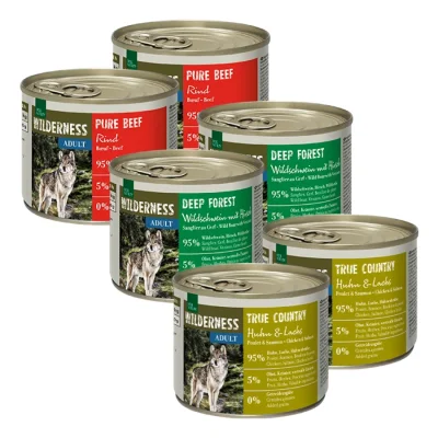 REAL NATURE Pack mixte Wilderness Adult I 6 x 200 g