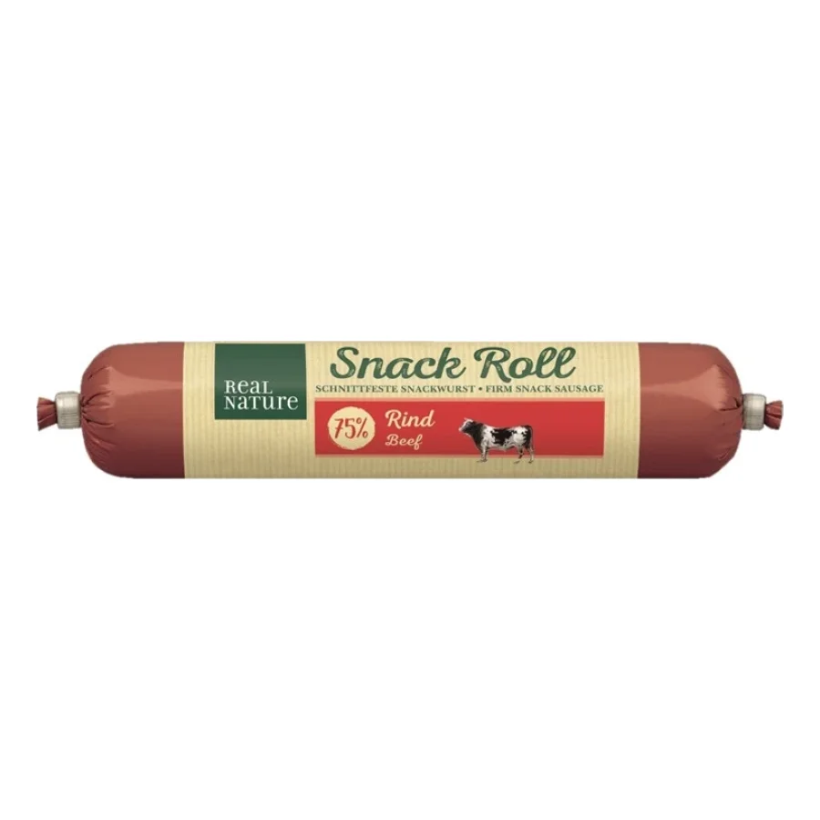 REAL NATURE Saucisse 12 x 80 g Bœuf