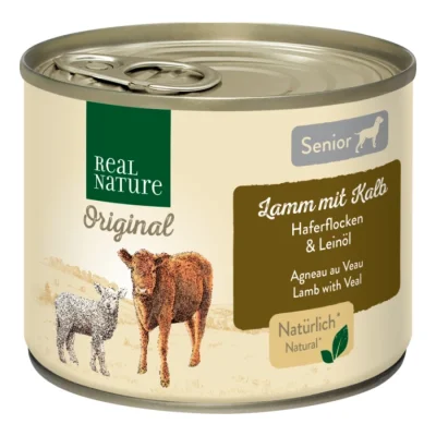 REAL NATURE Senior Agneau et veau 12x200 g