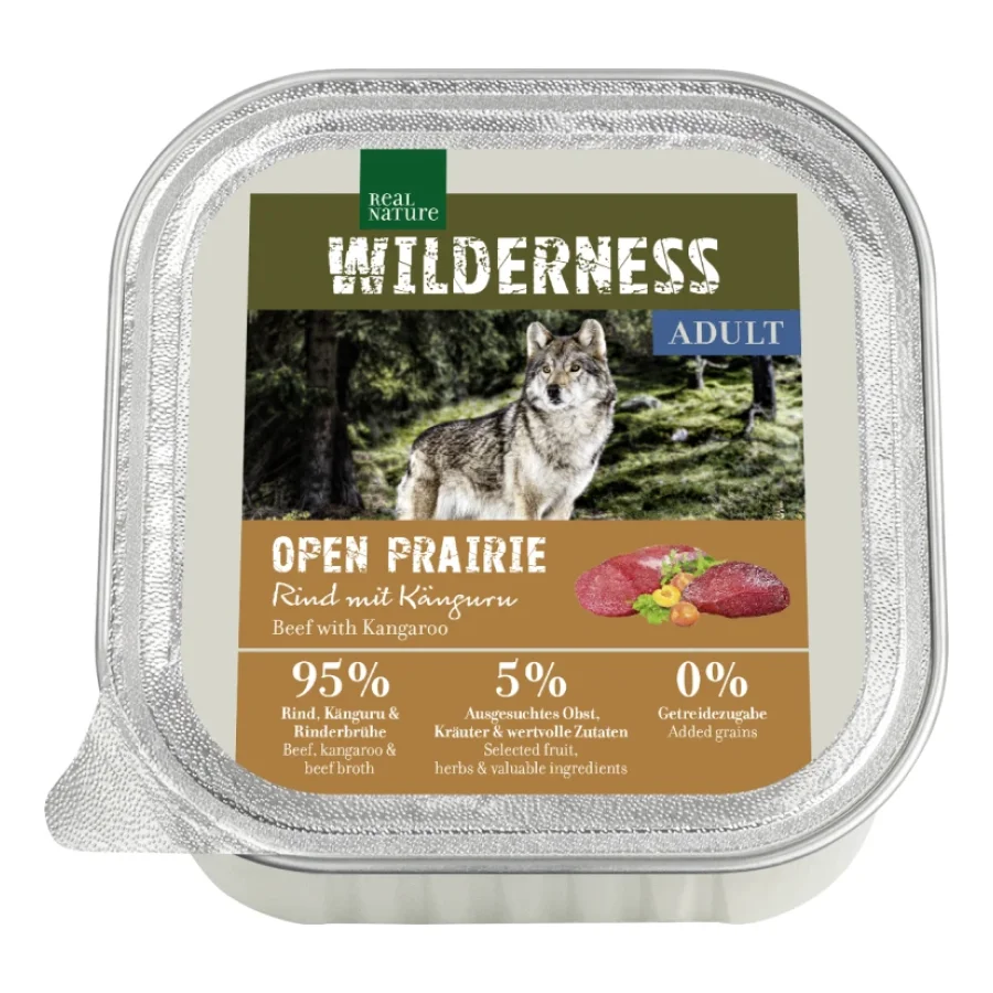 REAL NATURE WILDERNESS Adult Bœuf au Kangourou 64x100 g