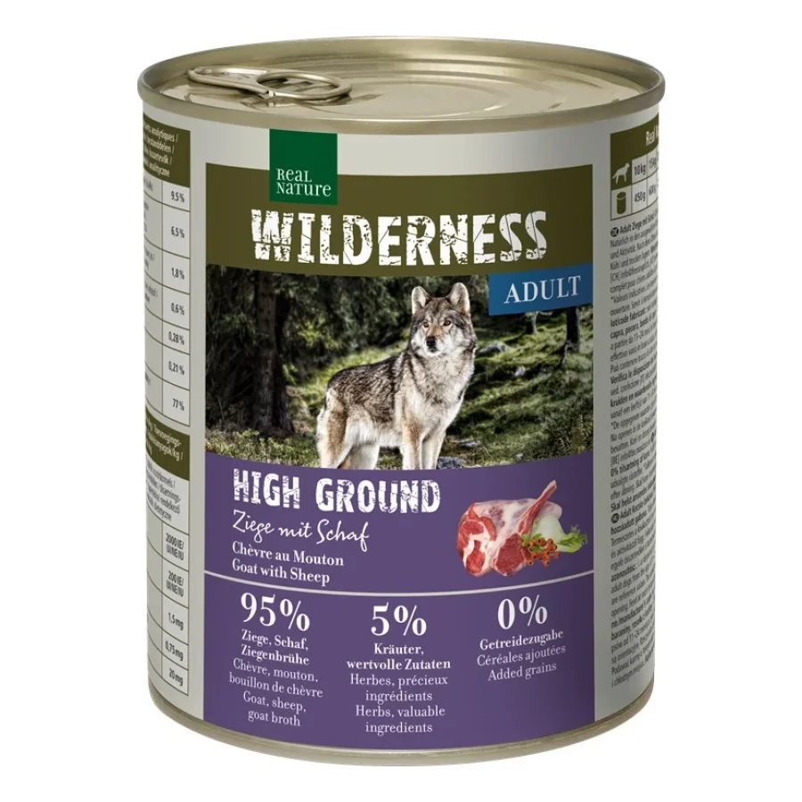 REAL NATURE WILDERNESS Adult chèvre et mouton 24x800 g