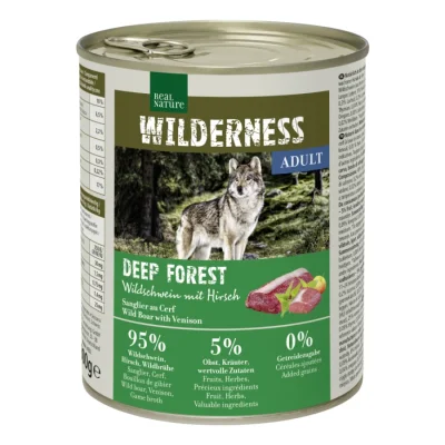 REAL NATURE WILDERNESS Adult DEEP FOREST  Sanglier et Cerf 6x800 g