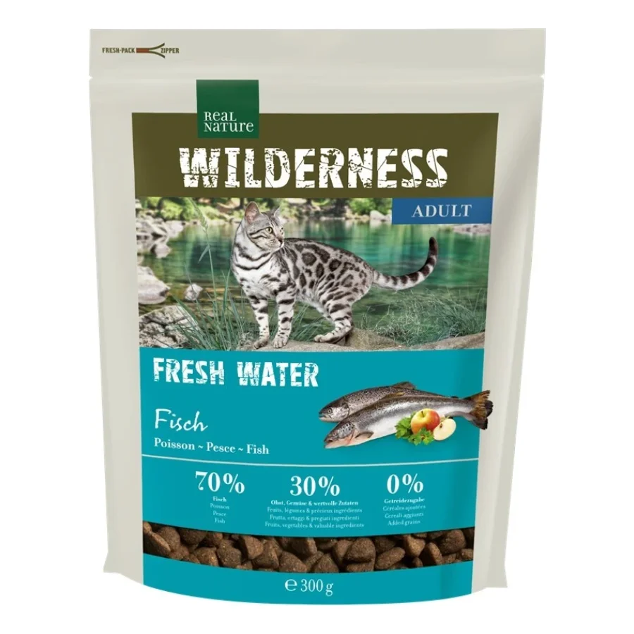 REAL NATURE WILDERNESS Adult Poisson d'eau douce 300 g