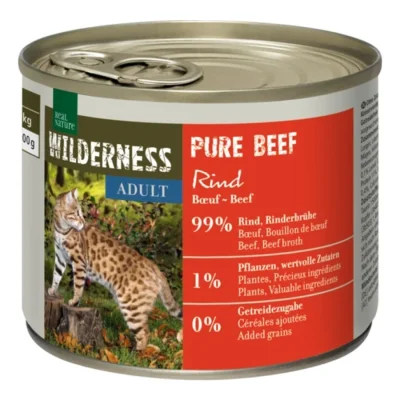 REAL NATURE WILDERNESS Adult Pure Beef 12x200 g