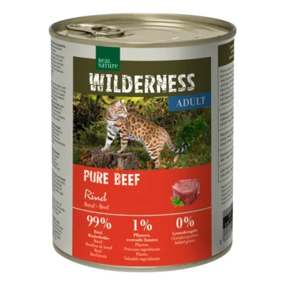 REAL NATURE WILDERNESS Adult Pure Beef 12x800 g