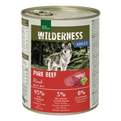 REAL NATURE WILDERNESS Adult Pure Beef 6x800 g