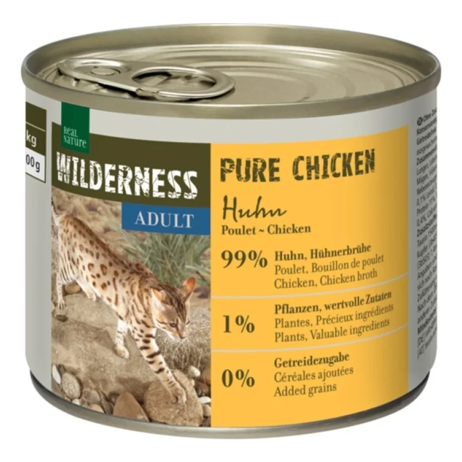 REAL NATURE WILDERNESS Adult Pure Chicken 12x200 g