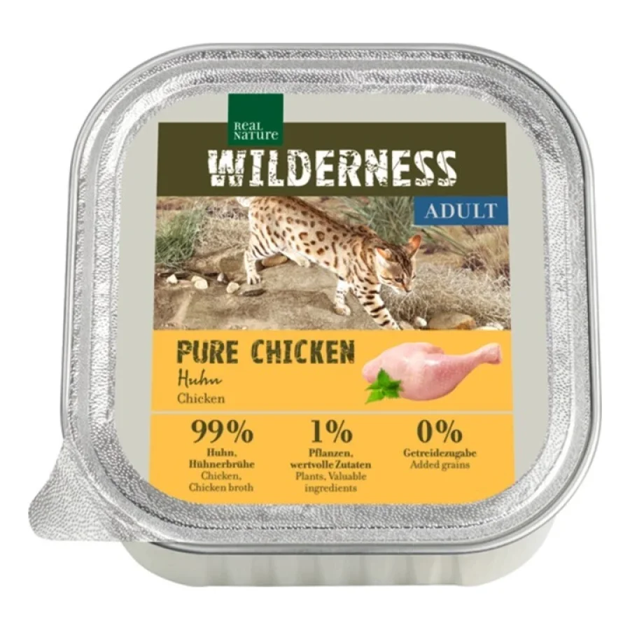REAL NATURE WILDERNESS Adult Pure Chicken 64x100 g