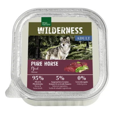 REAL NATURE WILDERNESS Adult PURE HORSE  Cheval 32x100 g