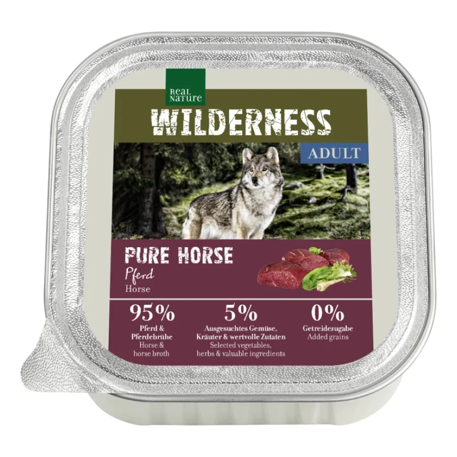 REAL NATURE WILDERNESS Adult PURE HORSE  Cheval 32x100 g