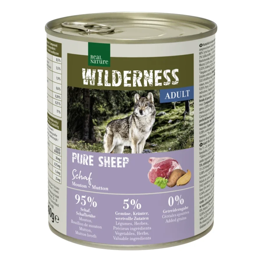 REAL NATURE WILDERNESS Adult PURE SHEEP Mouton 12x800 g