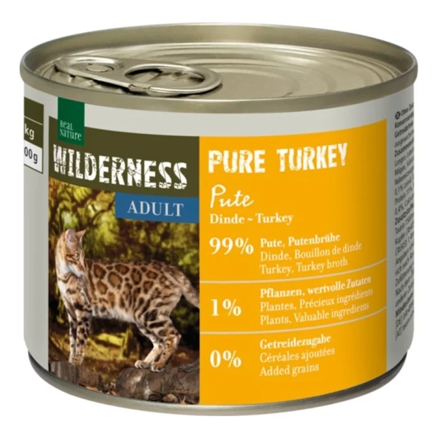 REAL NATURE WILDERNESS Adult Pure Turkey 12x200 g