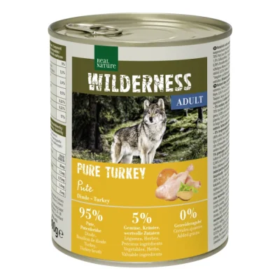 REAL NATURE WILDERNESS Adult Pure Turkey 24x800 g