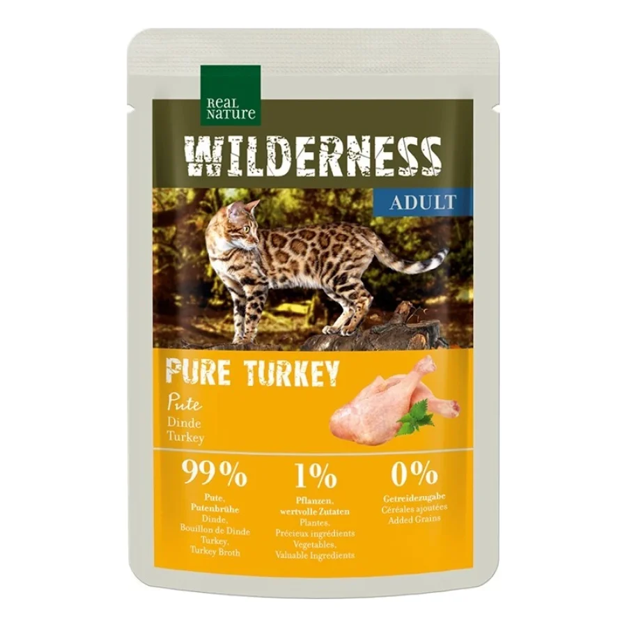 REAL NATURE Wilderness Adult Pure Turkey 24x85 g
